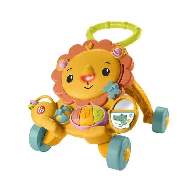 Fisher-Price Musical Lion Walker Infant Toy with Lights and Sounds for Ages 6+ Months