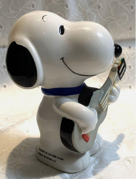 Snoopy Pottery Piggy Bank